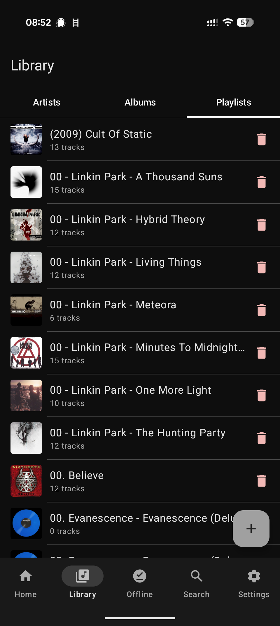 Library — Playlists